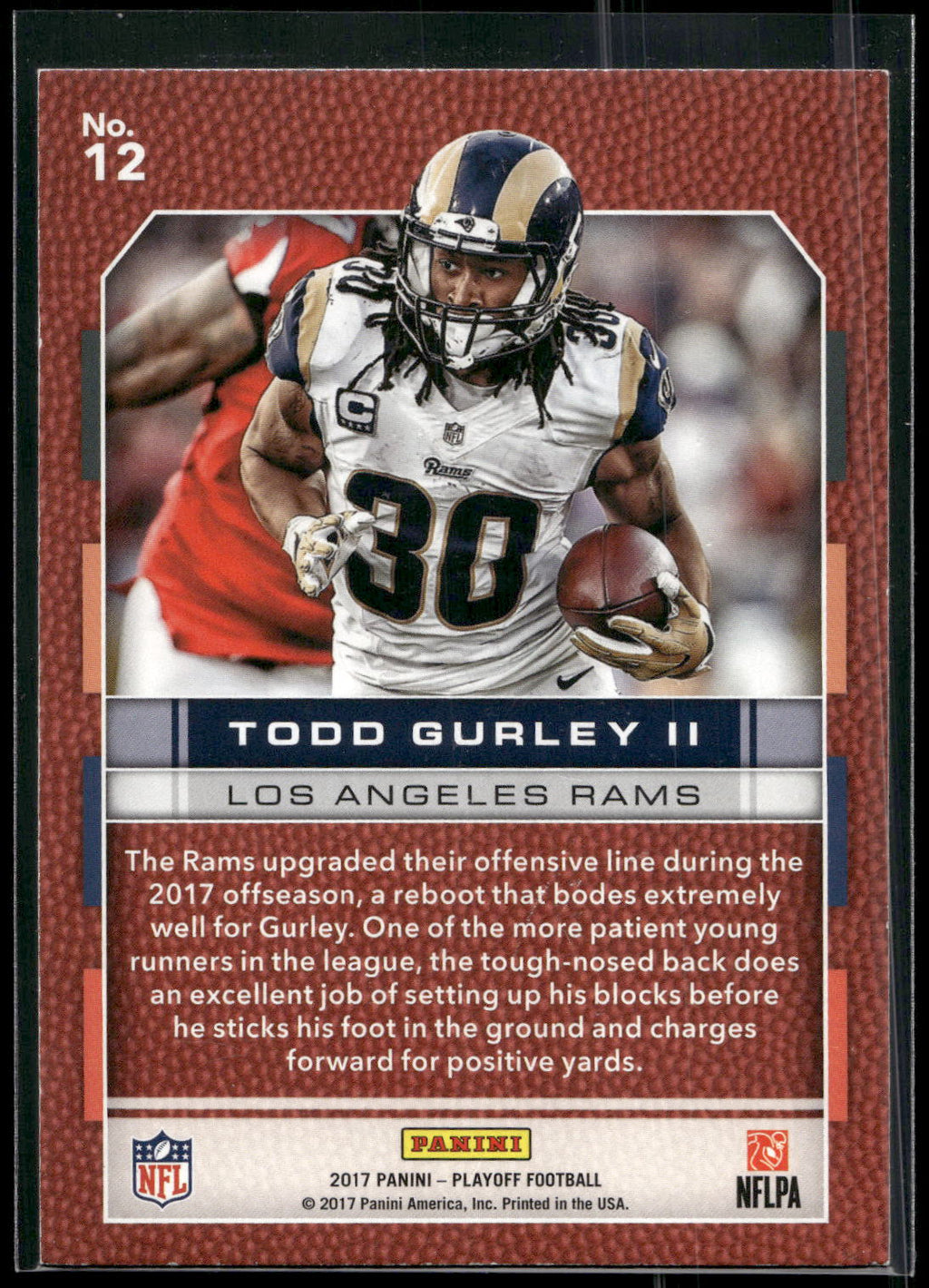 2017 Panini Playoff #12 Todd Gurley II Boss Hoggs
