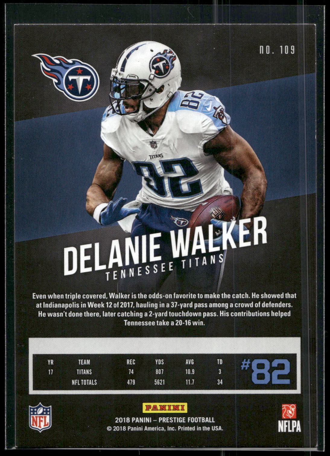 2018 Panini Prestige #109 Delanie Walker