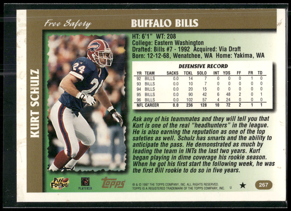 1997 Topps #267 Kurt Schulz