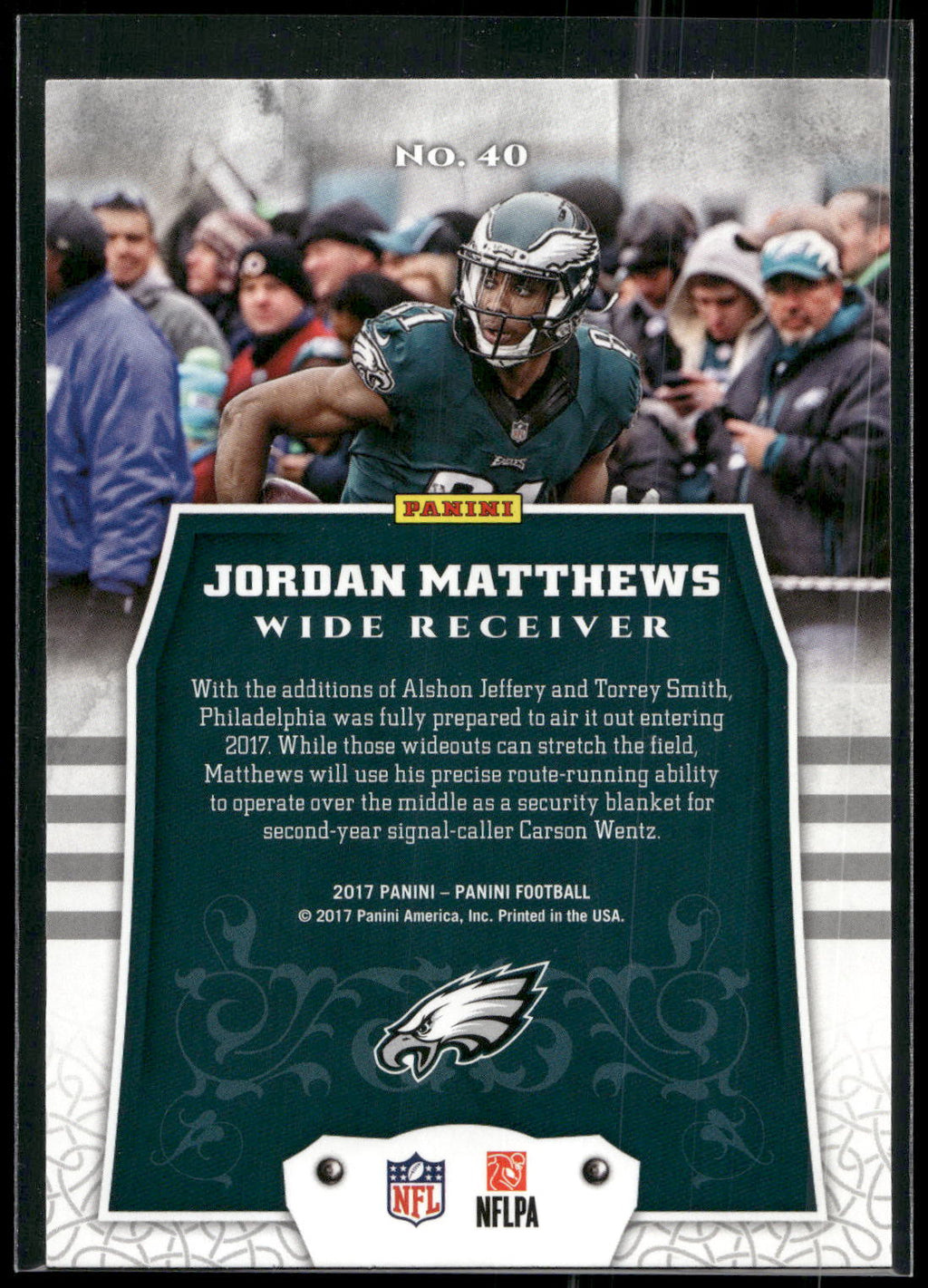 2017 Panini #40 Jordan Matthews