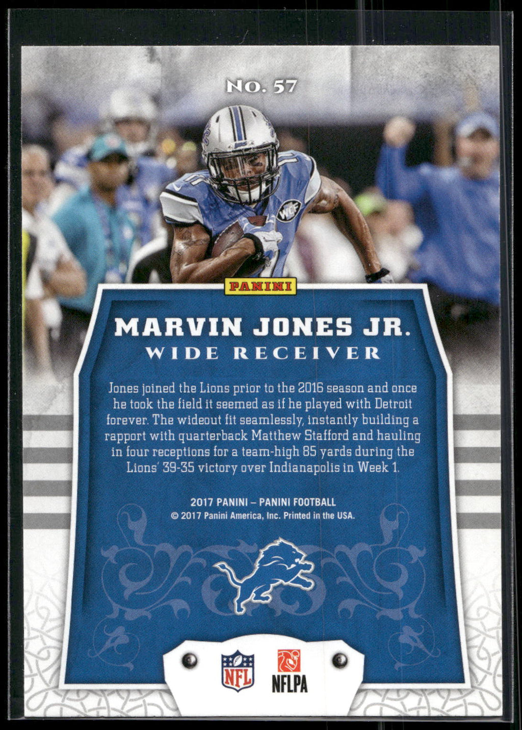 2017 Panini #57 Marvin Jones Jr.