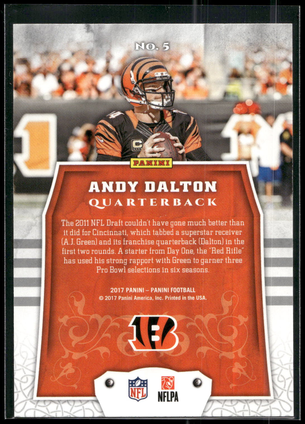 2017 Panini #5 Andy Dalton
