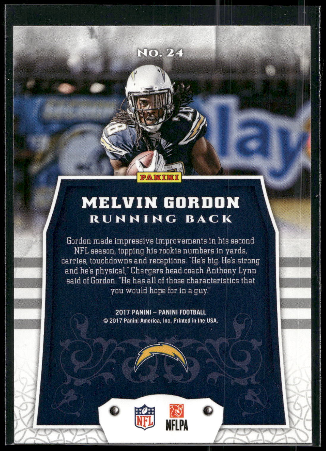2017 Panini #24 Melvin Gordon