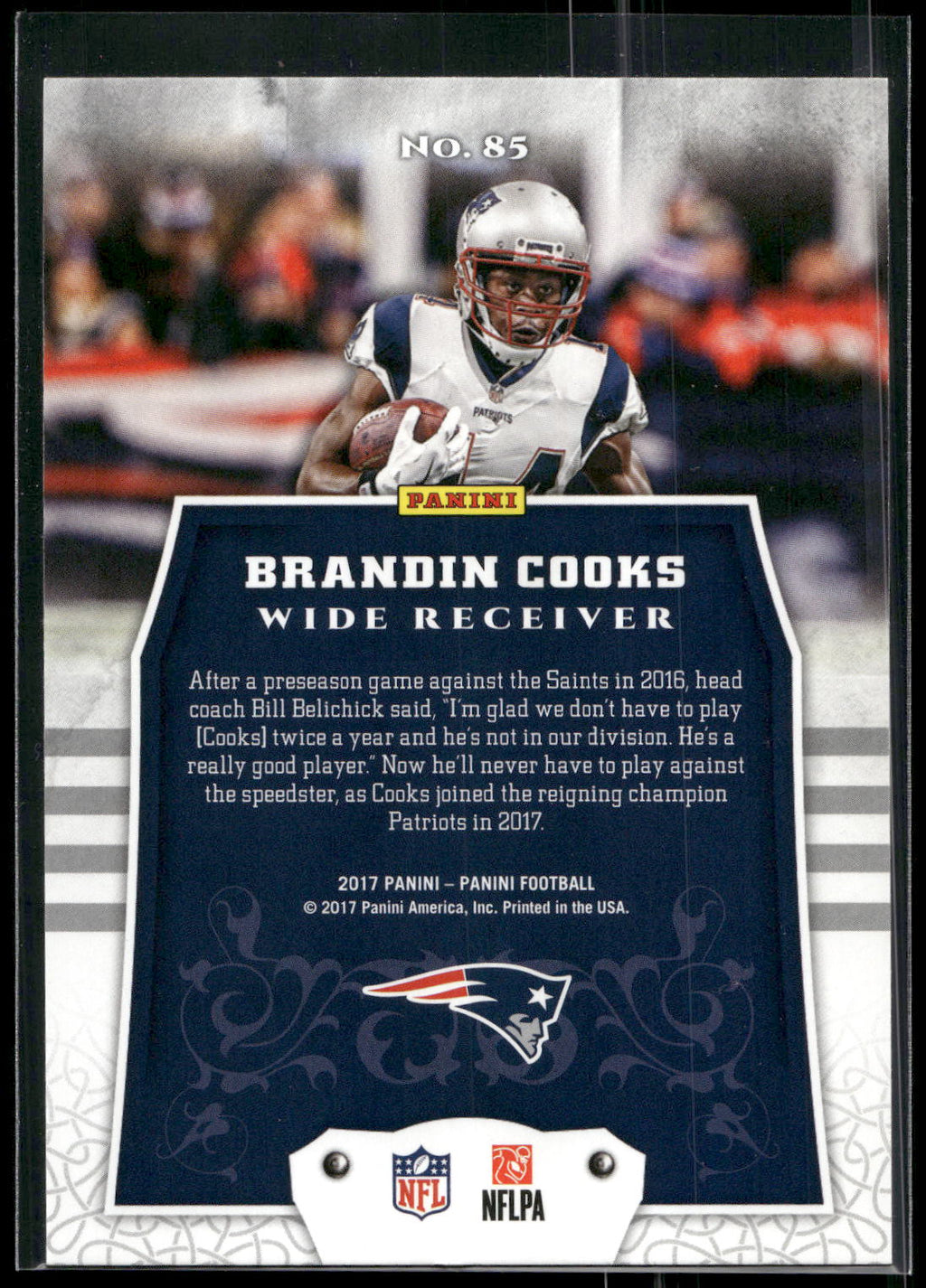 2017 Panini #85 Brandin Cooks