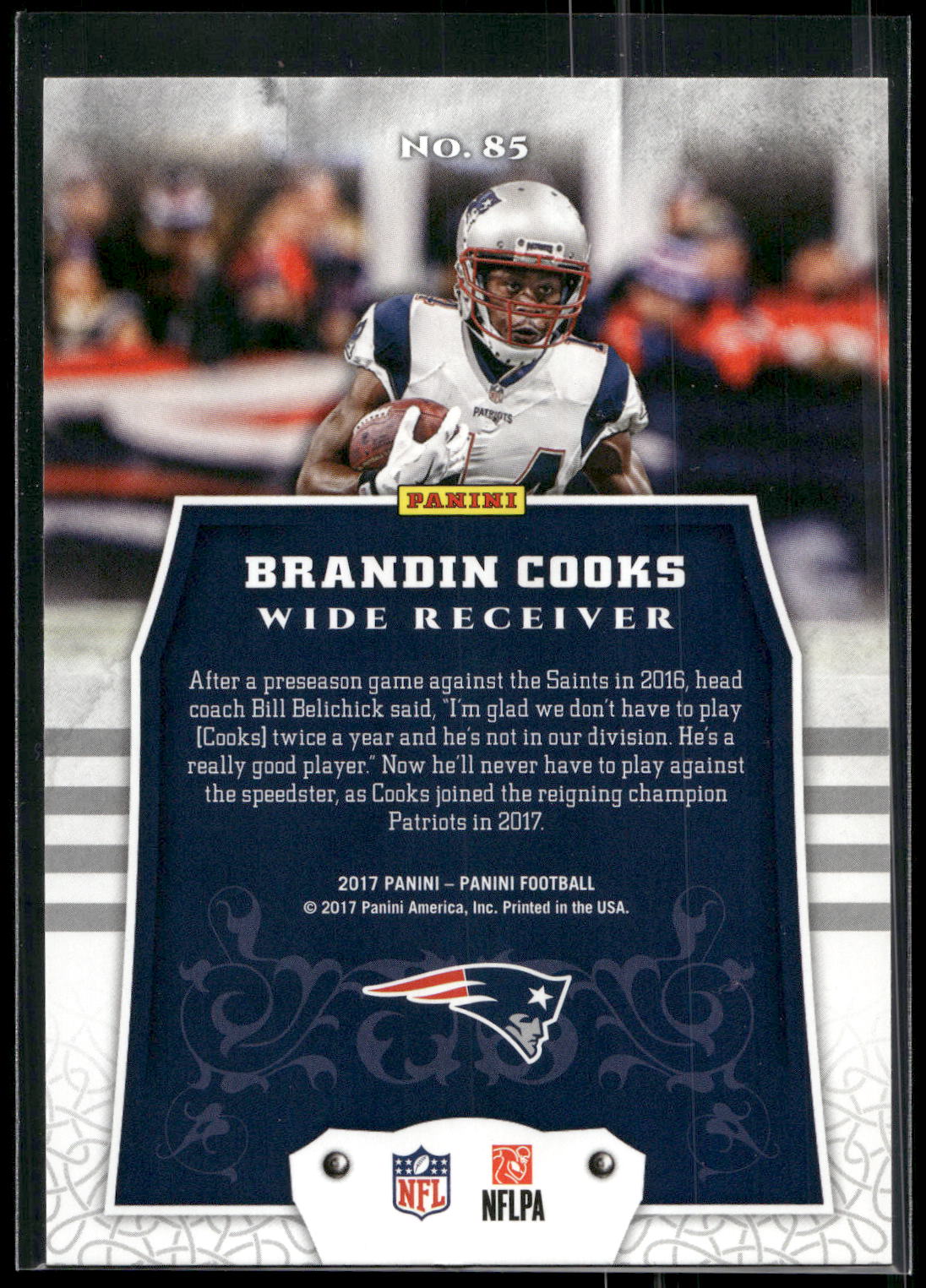 2017 Panini #85 Brandin Cooks