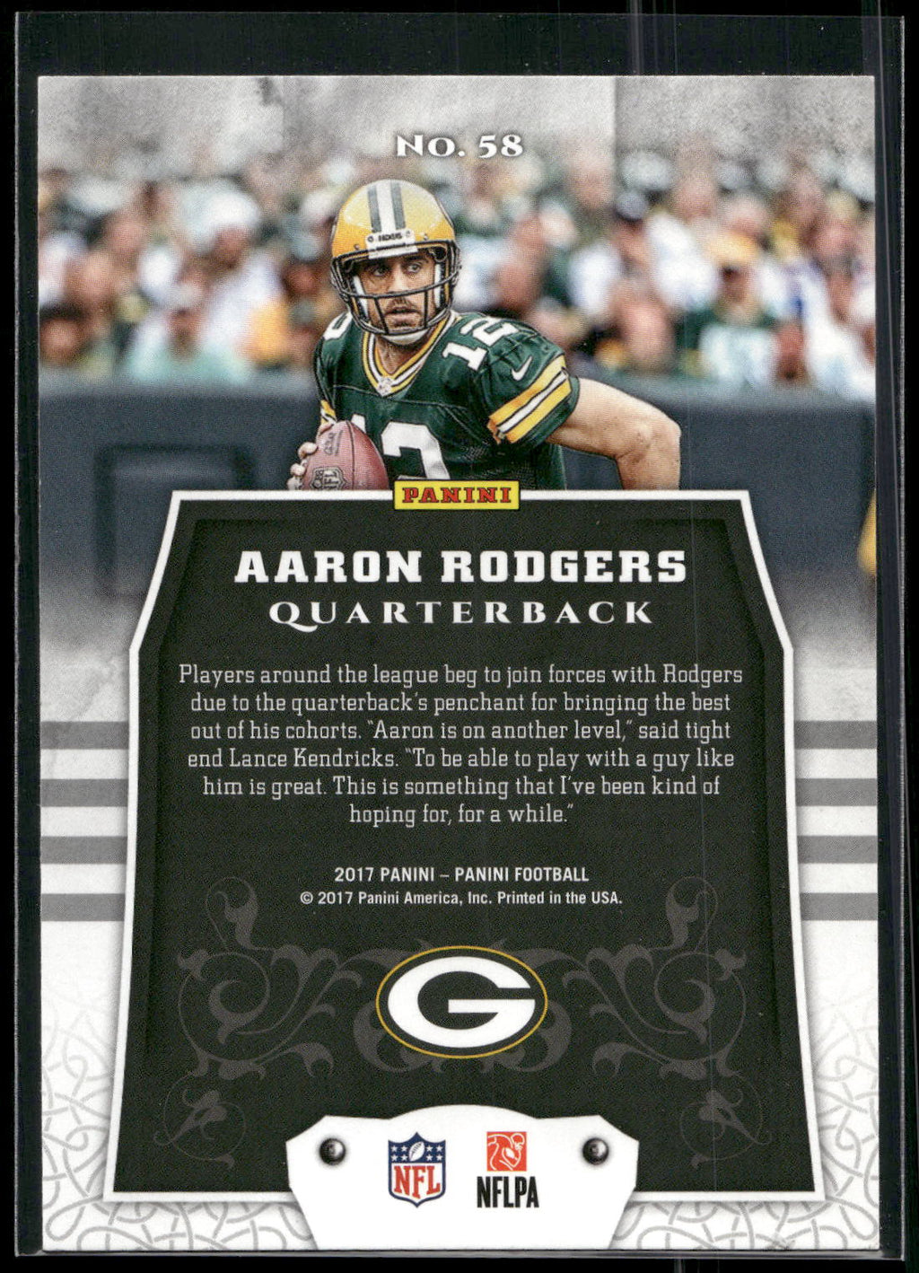 2017 Panini #58 Aaron Rodgers
