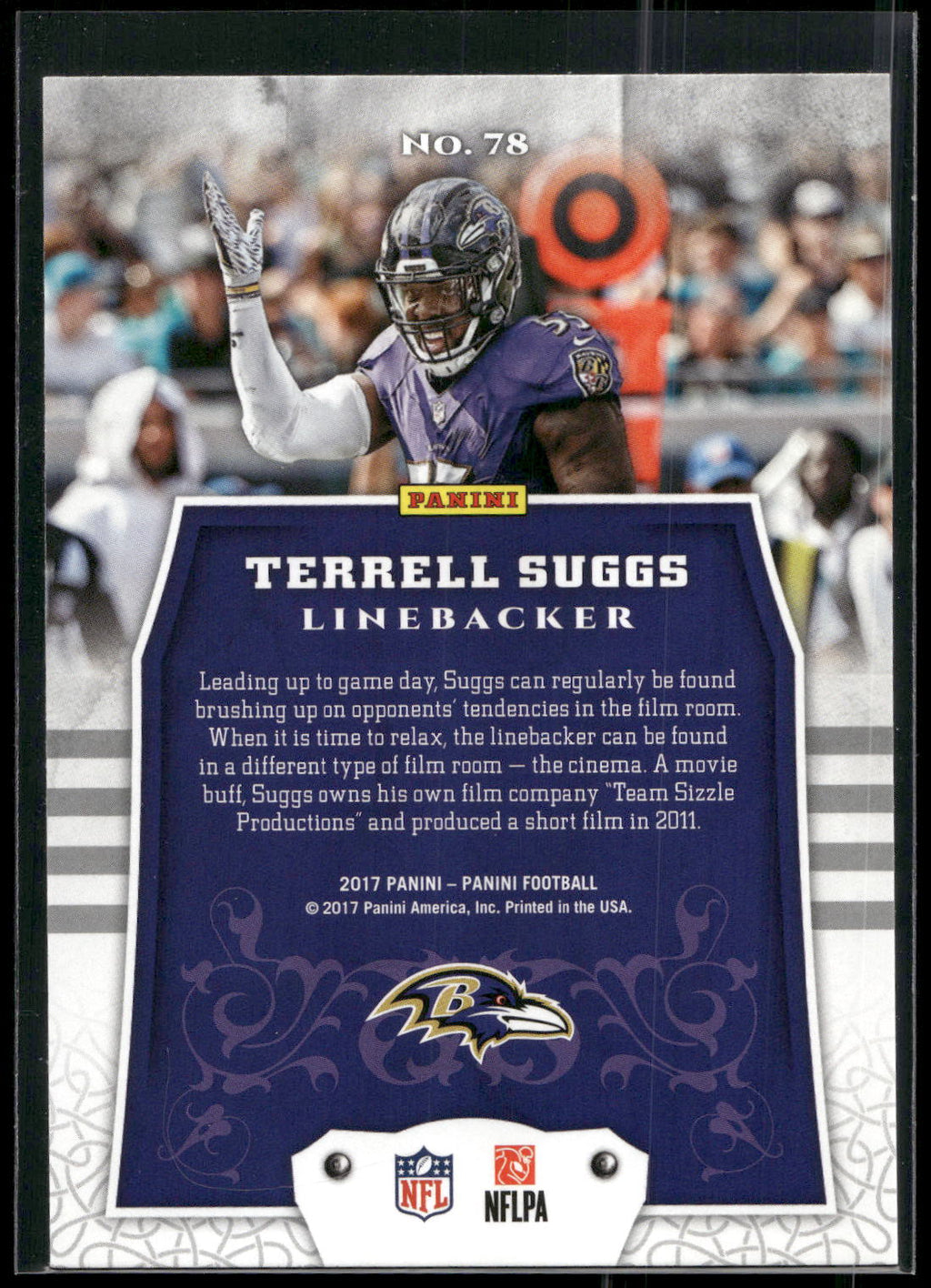 2017 Panini #78 Terrell Suggs