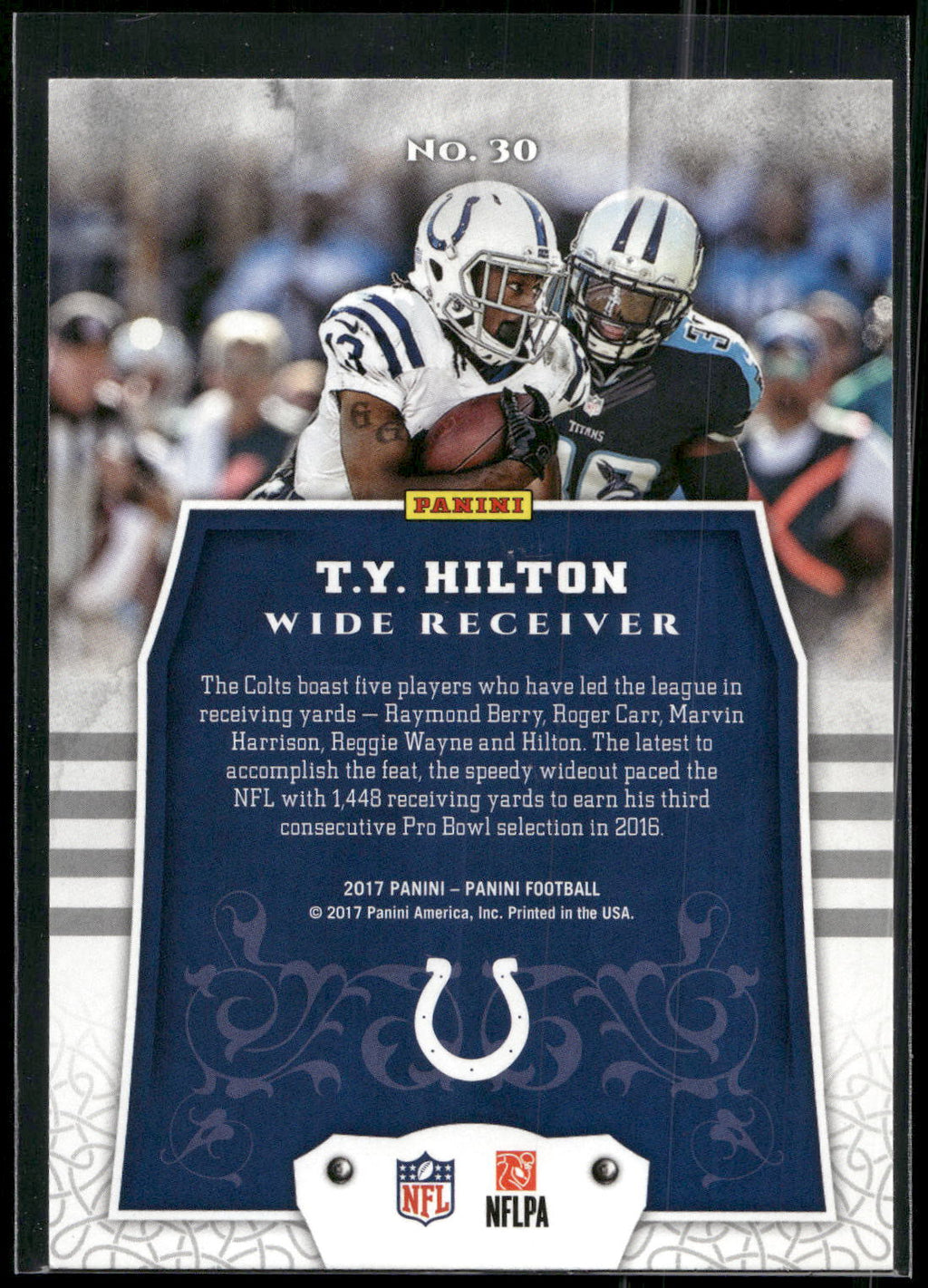2017 Panini #30 T.Y. Hilton