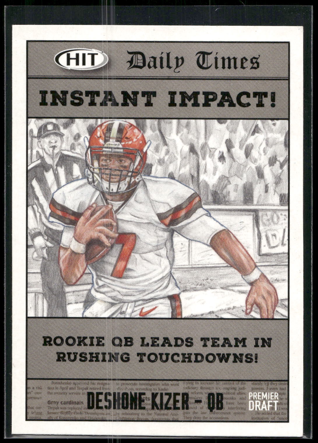 2018 SAGE HIT #57 DeShone Kizer