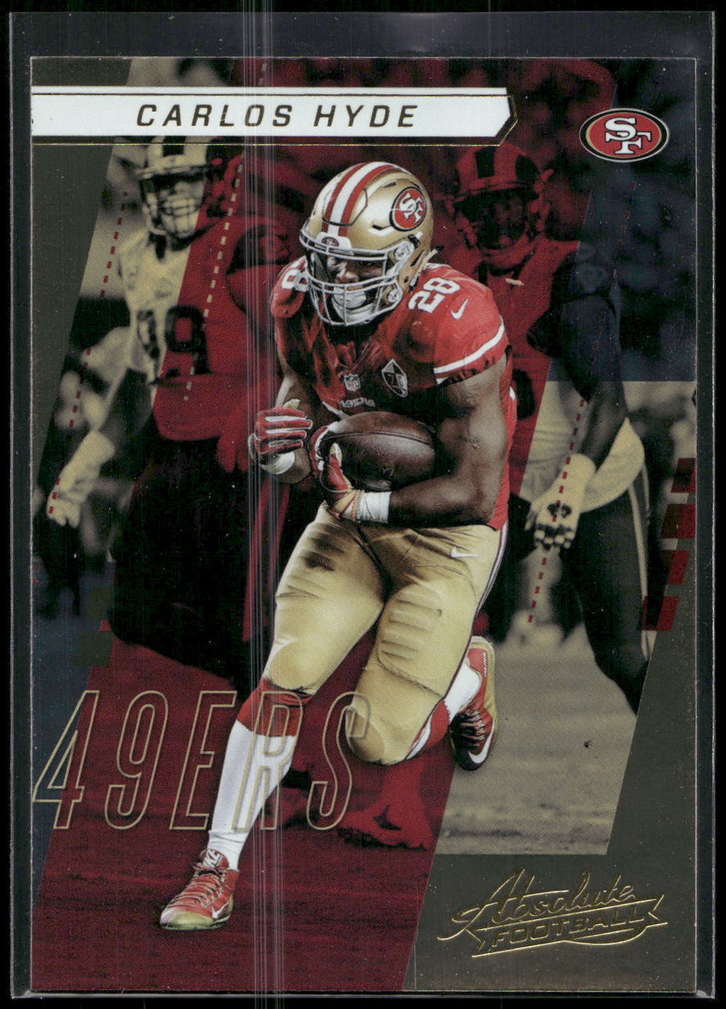 2017 Panini Absolute #53 Carlos Hyde