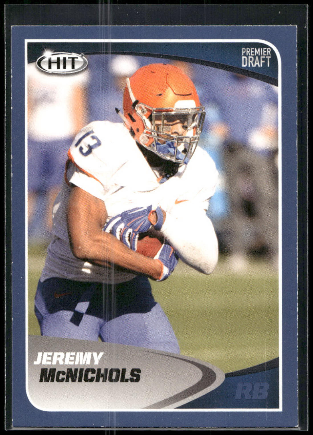 2017 SAGE HIT #25 Jeremy McNichols Blue