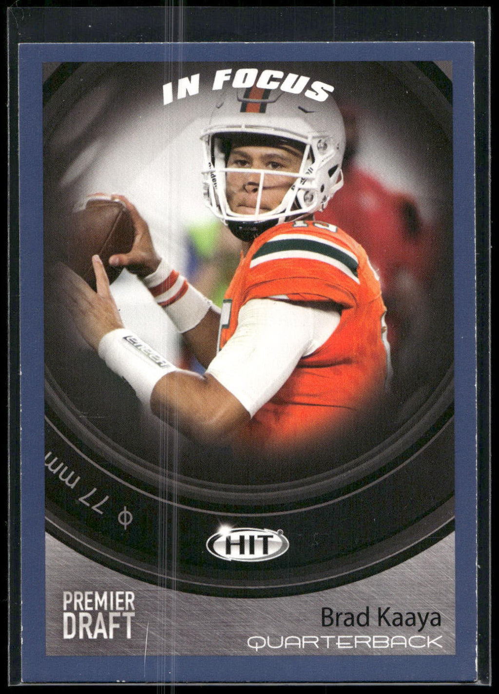 2017 SAGE HIT #125 Brad Kaaya Blue