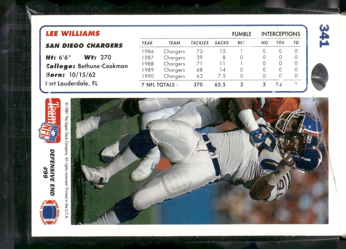 1991 Upper Deck #341 Lee Williams