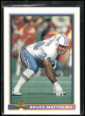 1991 Bowman #187 Bruce Matthews
