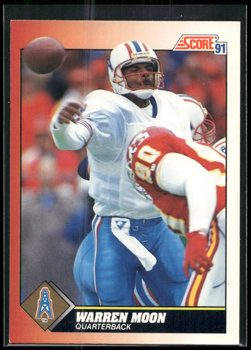 1991 Score #201 Warren Moon