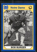 1990 Collegiate Collection Notre Dame #90 Bob Burger