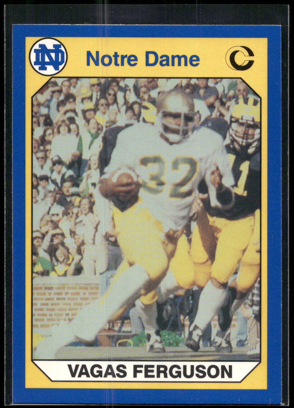 1990 Collegiate Collection Notre Dame #94 Vagas Ferguson
