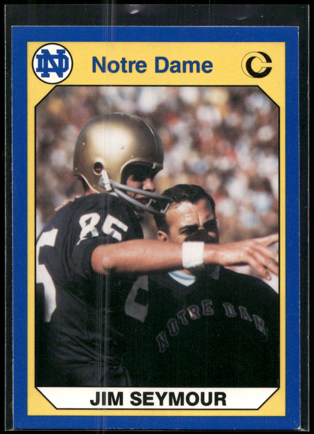1990 Collegiate Collection Notre Dame #17 Jim Seymour