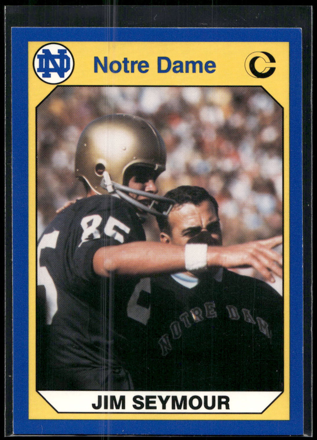 1990 Collegiate Collection Notre Dame #17 Jim Seymour