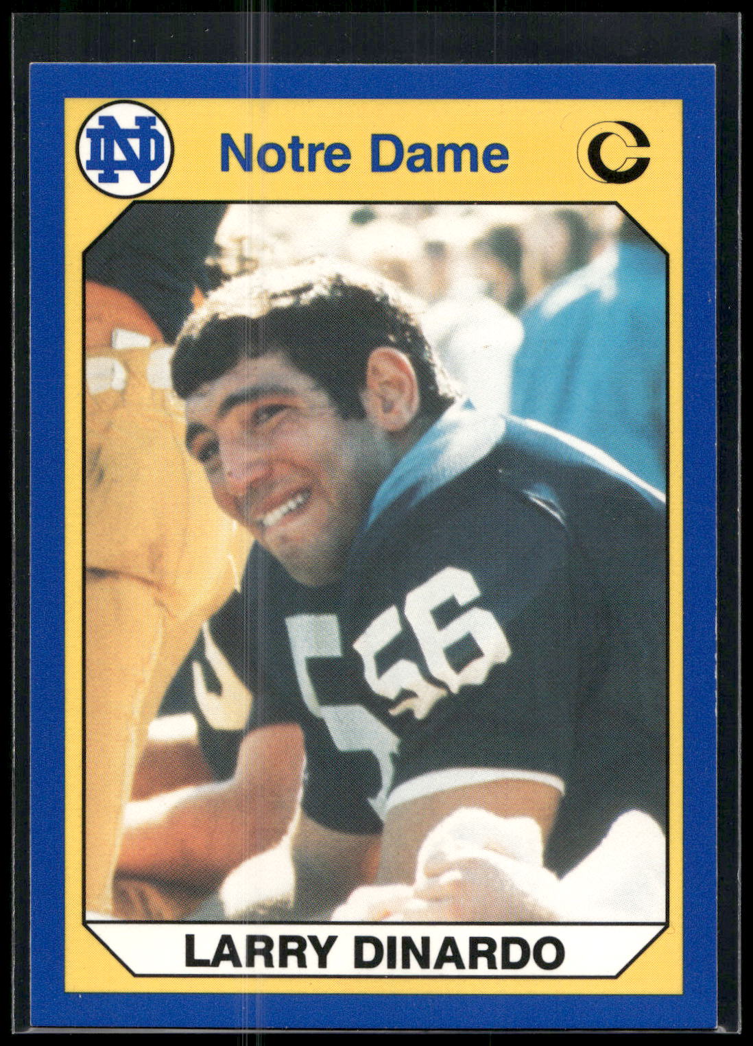 1990 Collegiate Collection Notre Dame #14 Larry Dinardo