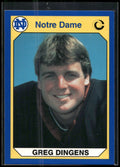 1990 Collegiate Collection Notre Dame #16 Greg Dingens