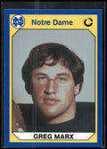 1990 Collegiate Collection Notre Dame #15 Greg Marx
