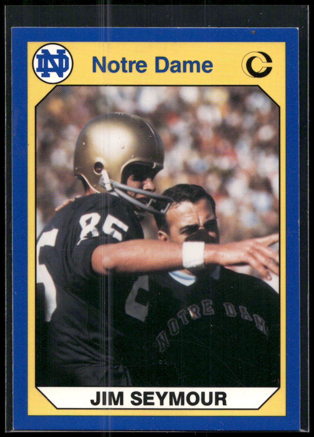 1990 Collegiate Collection Notre Dame #17 Jim Seymour