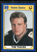 1990 Collegiate Collection Notre Dame #10 Tom Thayer