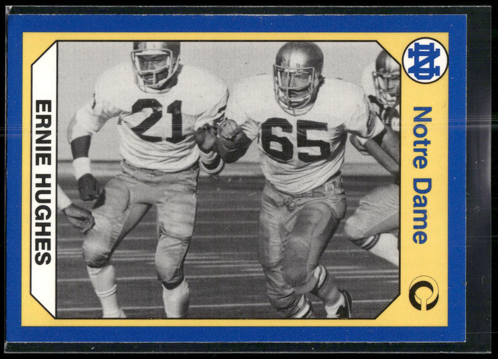 1990 Collegiate Collection Notre Dame #135 Ernie Hughes