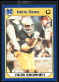 1990 Collegiate Collection Notre Dame #72 Ross Browner