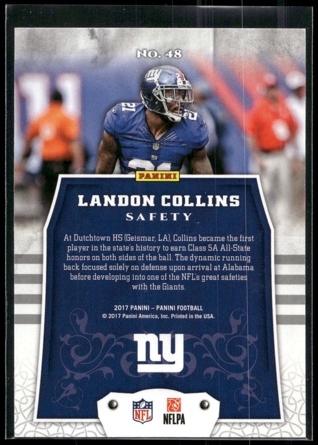2017 Panini #48 Landon Collins