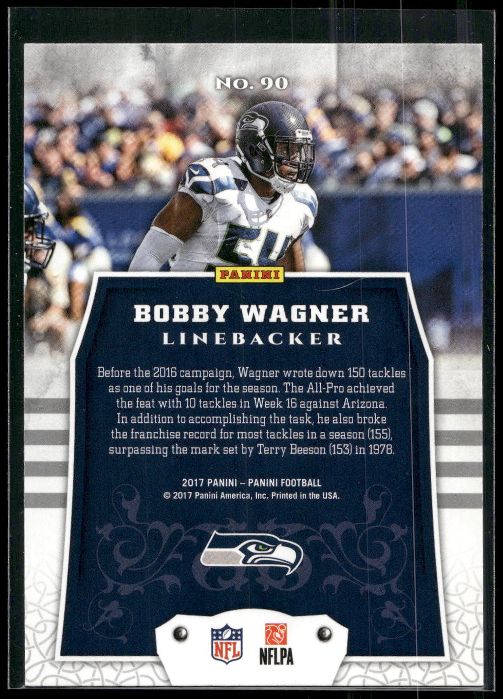 2017 Panini #90 Bobby Wagner