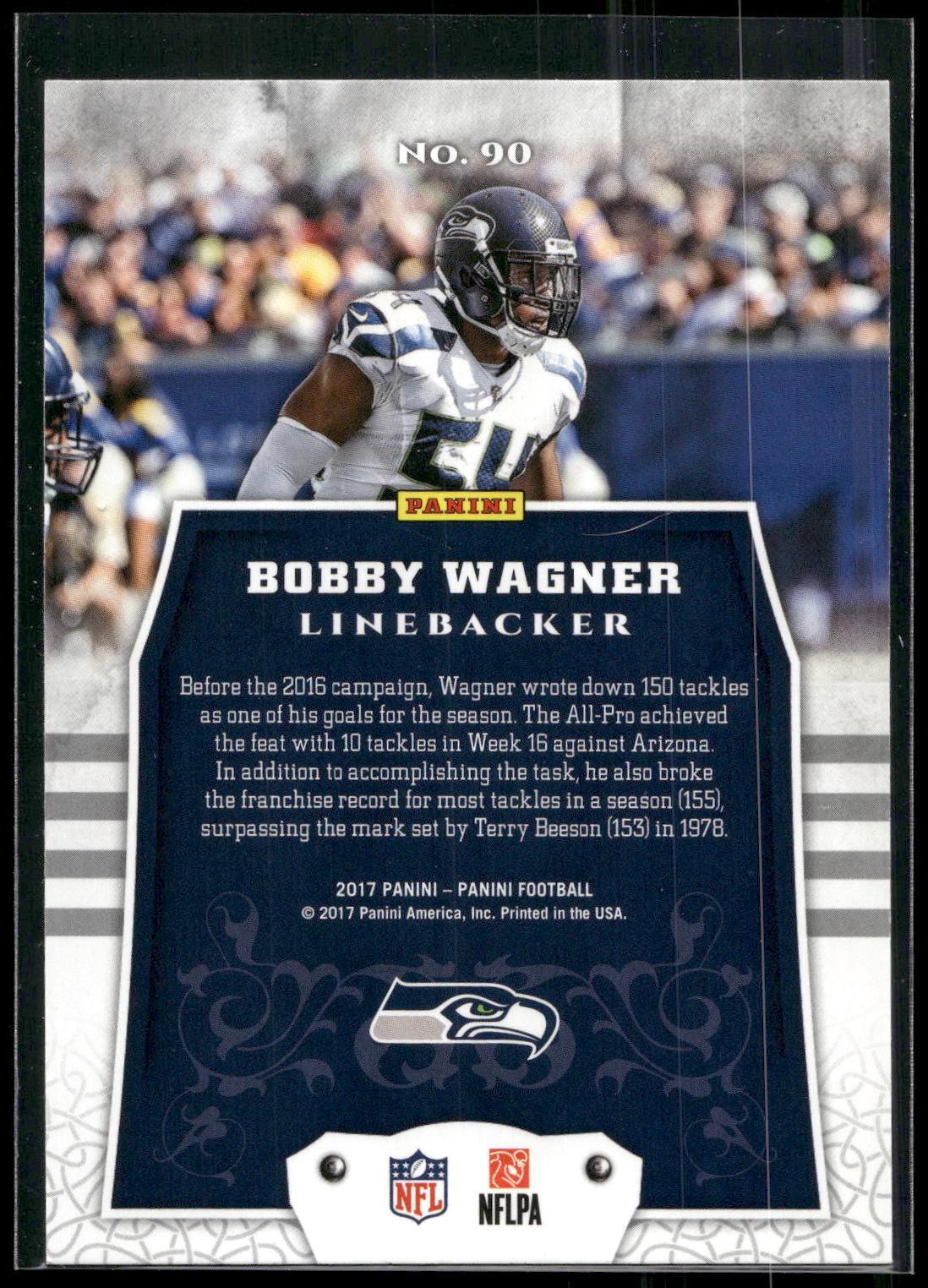 2017 Panini #90 Bobby Wagner
