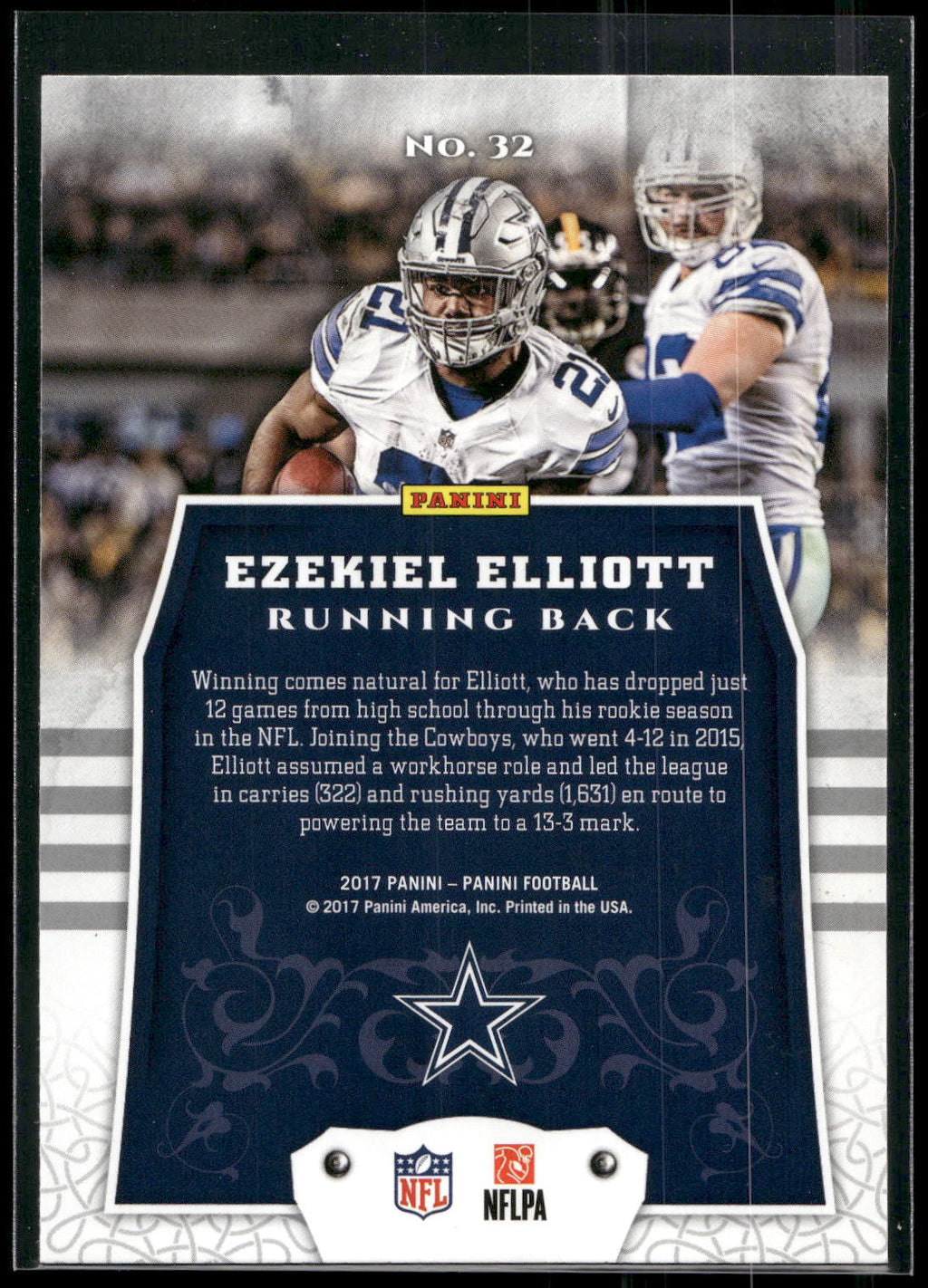 2017 Panini #32 Ezekiel Elliott