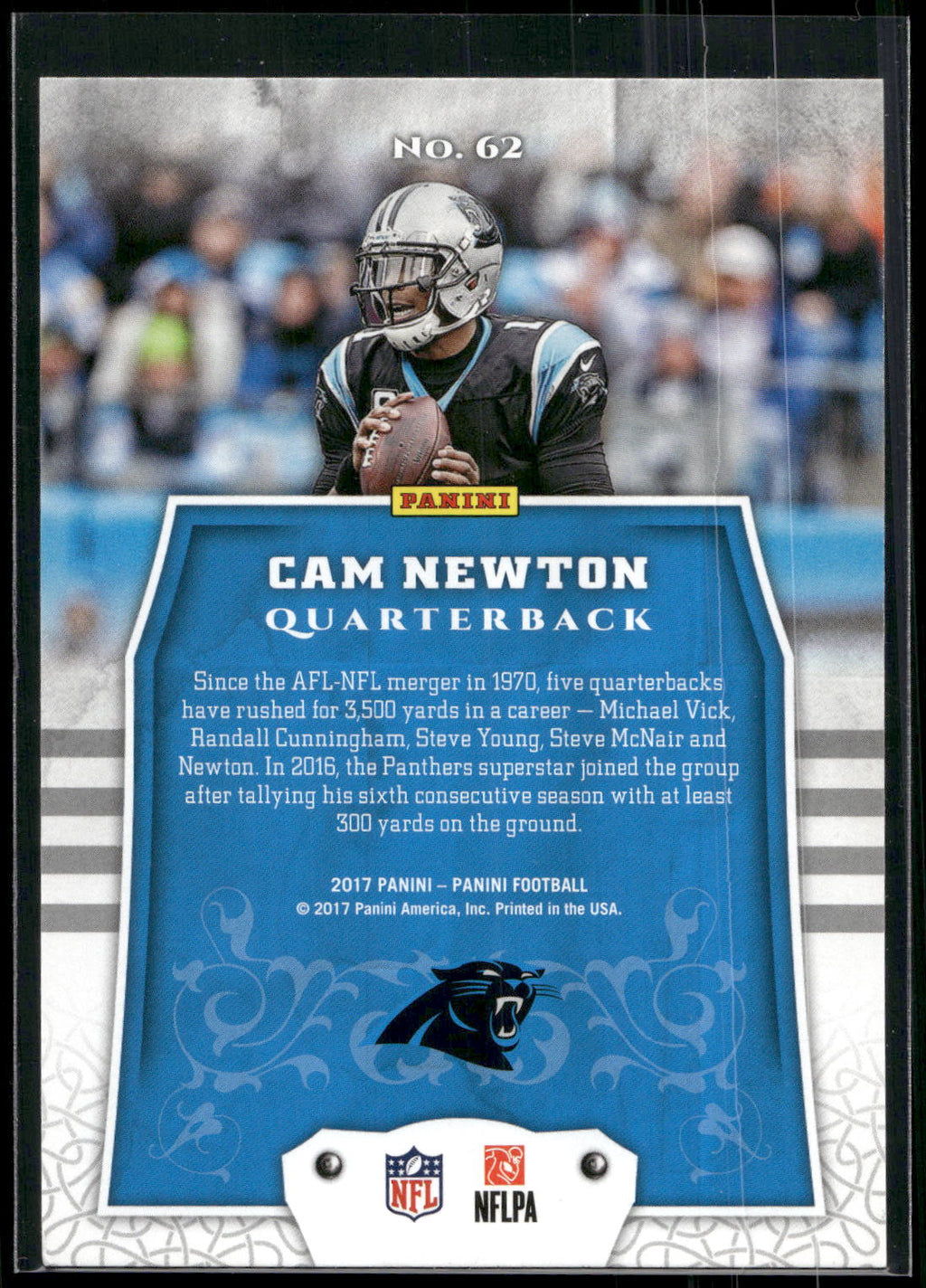 2017 Panini #62 Cam Newton