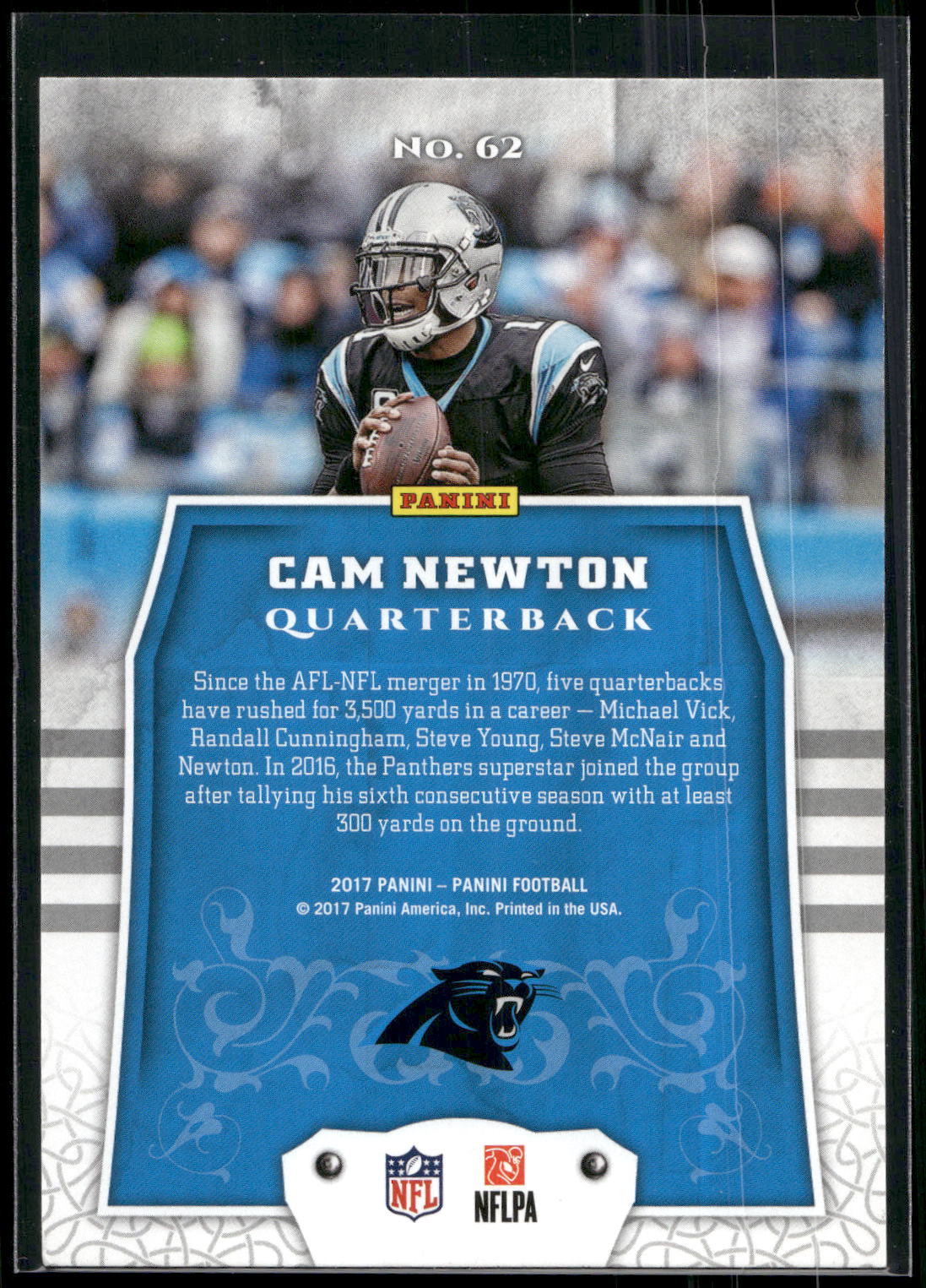 2017 Panini #62 Cam Newton