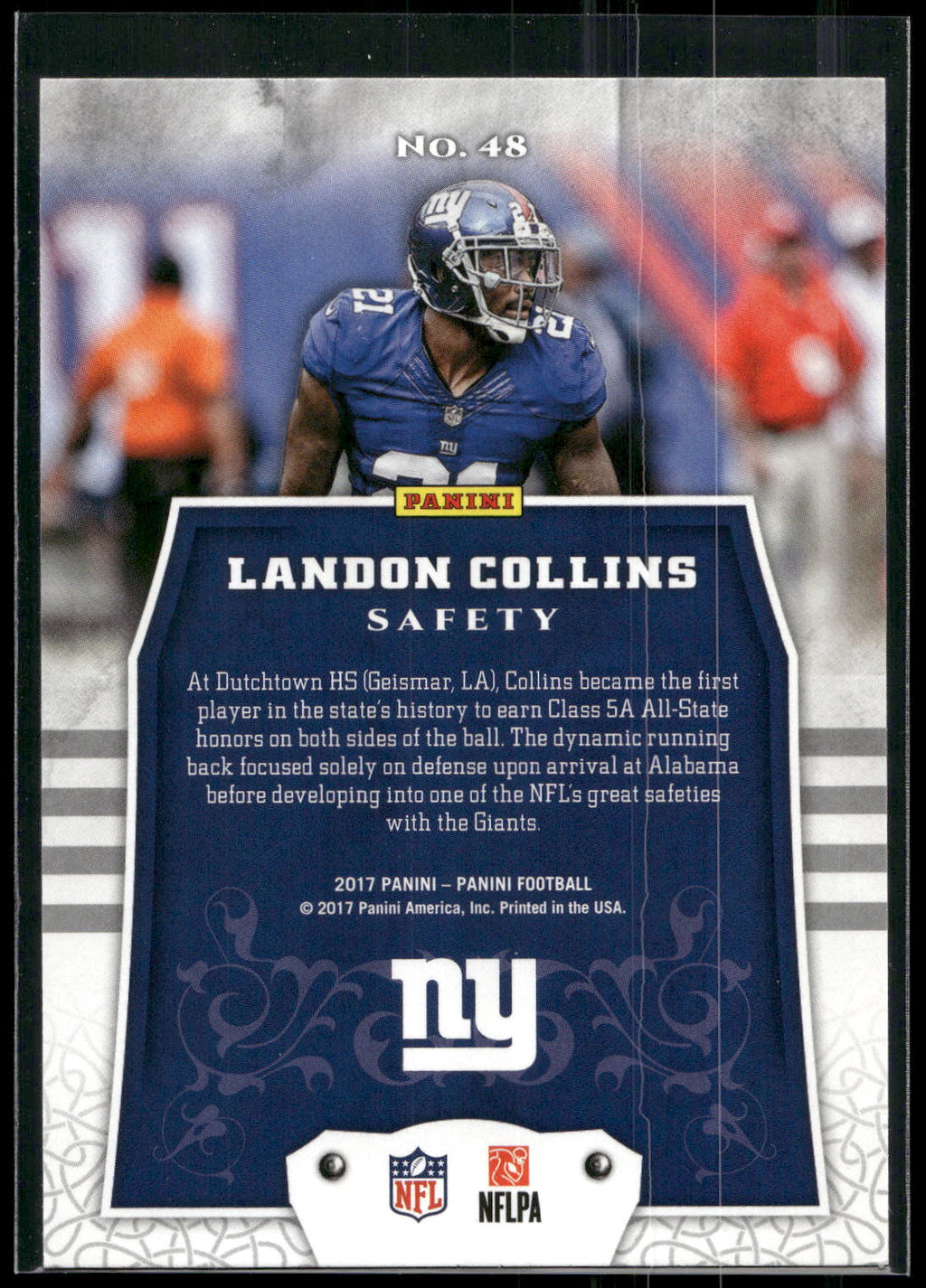 2017 Panini #48 Landon Collins