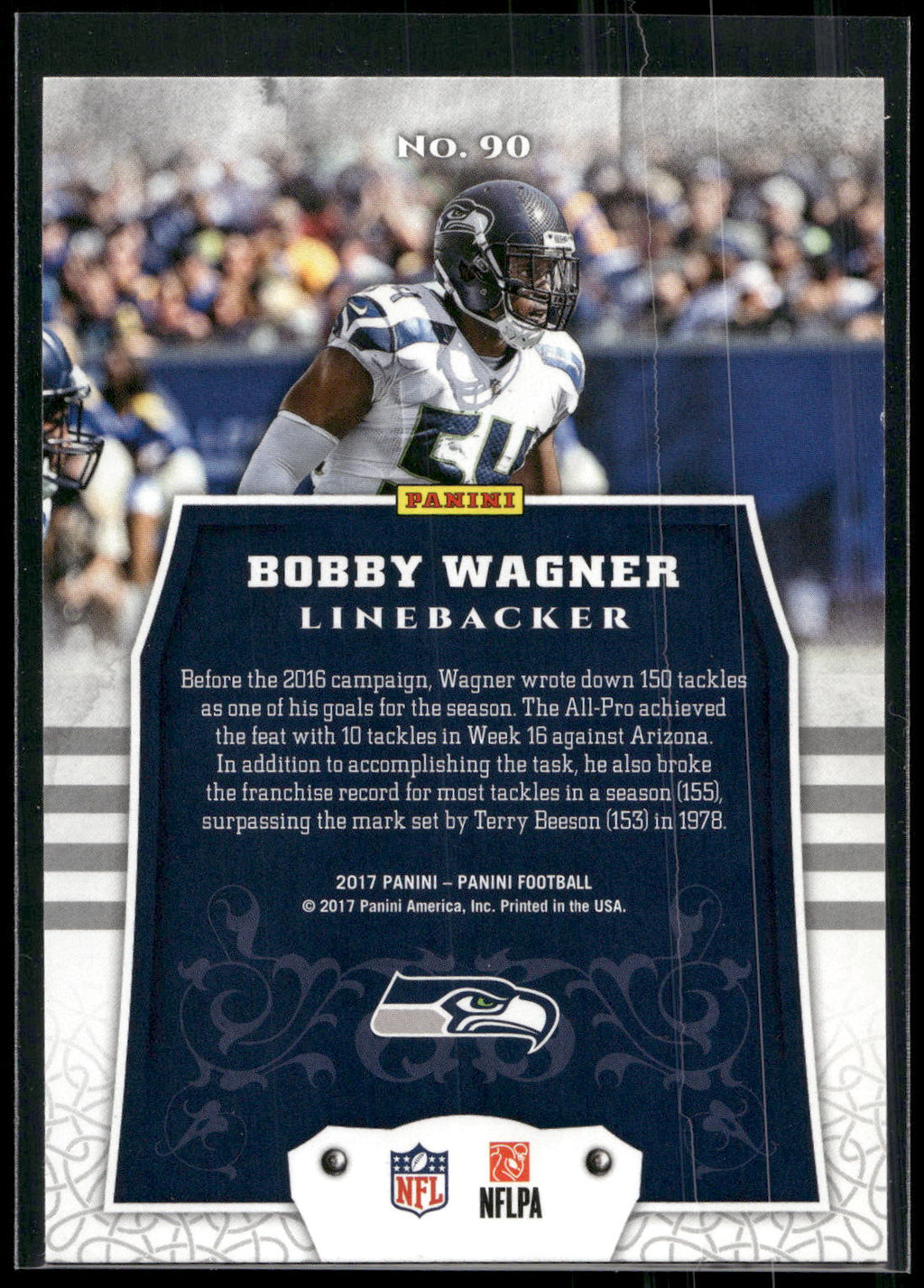 2017 Panini #90 Bobby Wagner