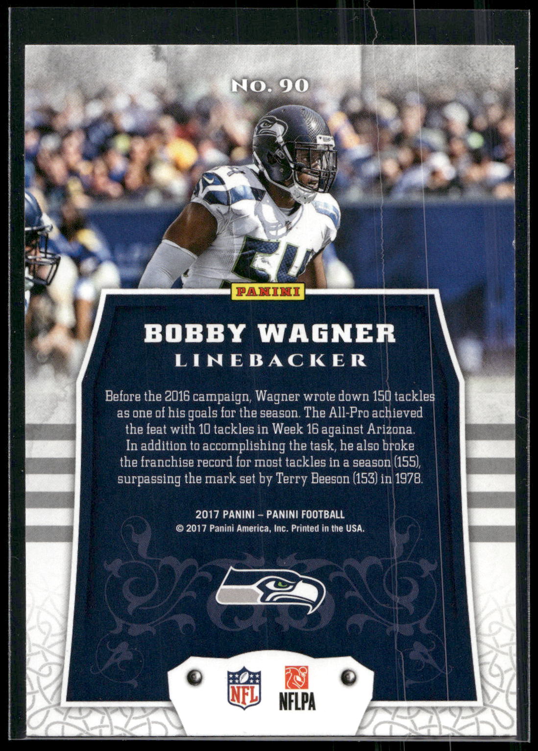 2017 Panini #90 Bobby Wagner