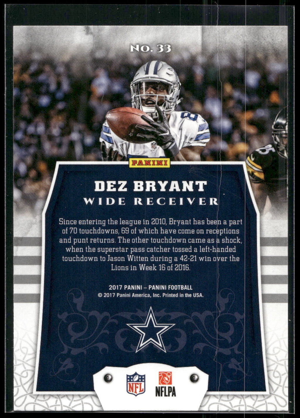 2017 Panini #33 Dez Bryant