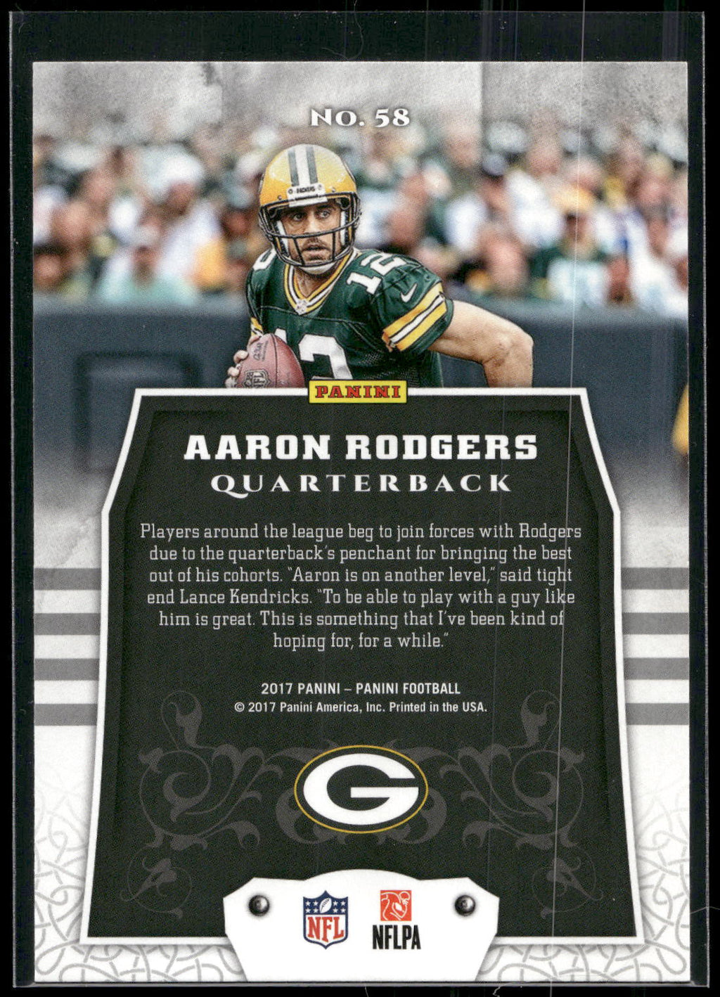 2017 Panini #58 Aaron Rodgers