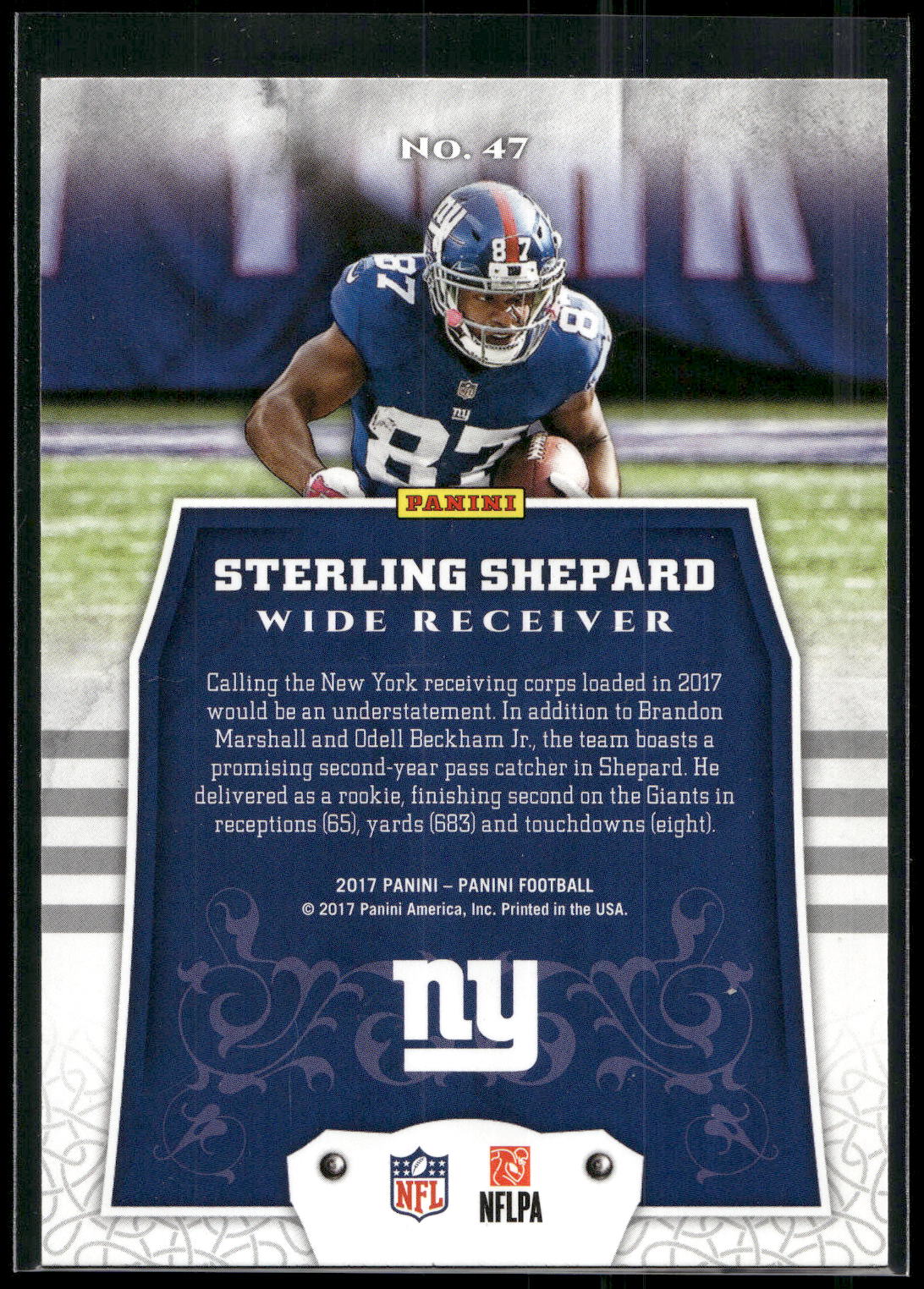 2017 Panini #47 Sterling Shepard
