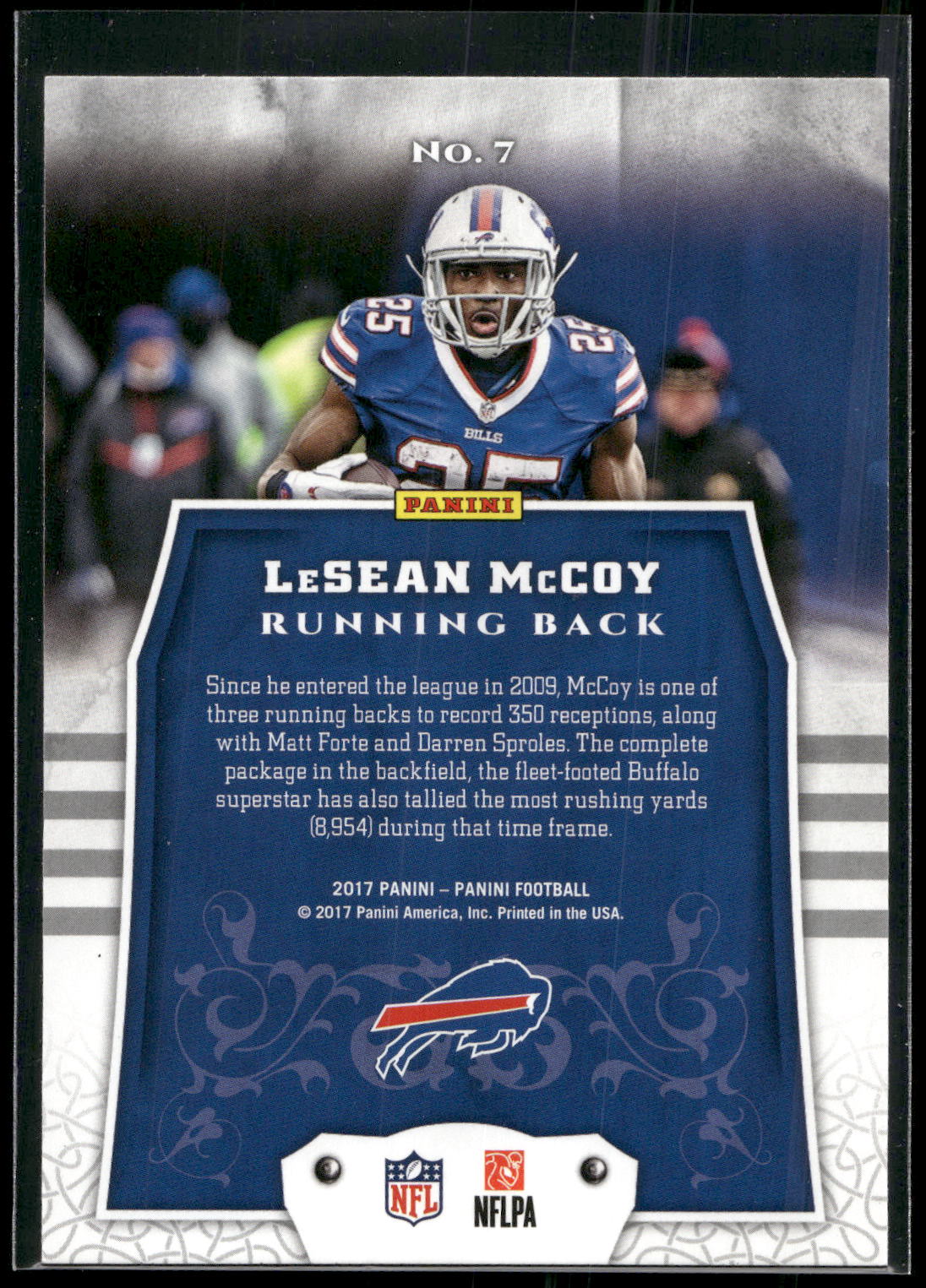 2017 Panini #7 LeSean McCoy