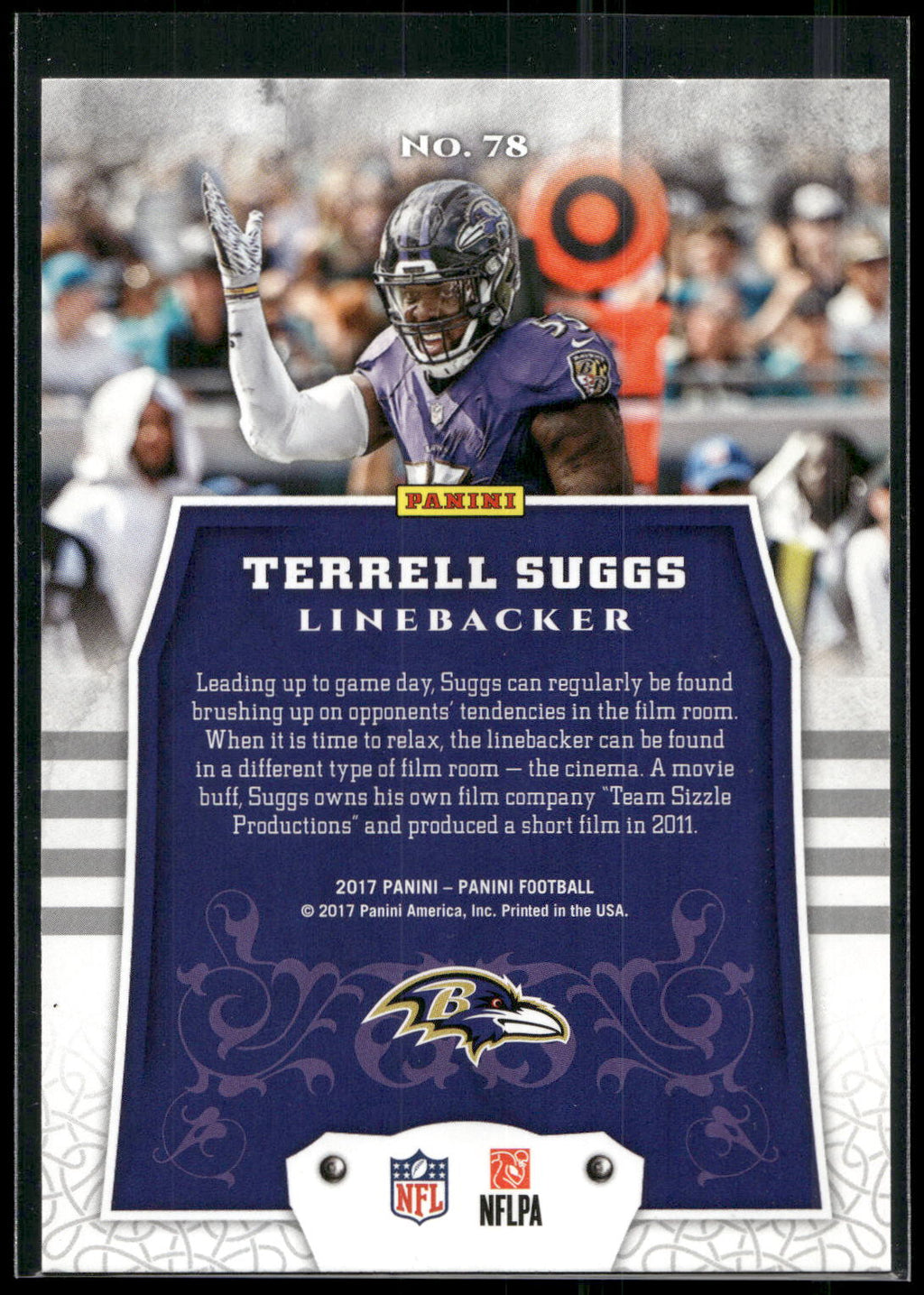 2017 Panini #78 Terrell Suggs