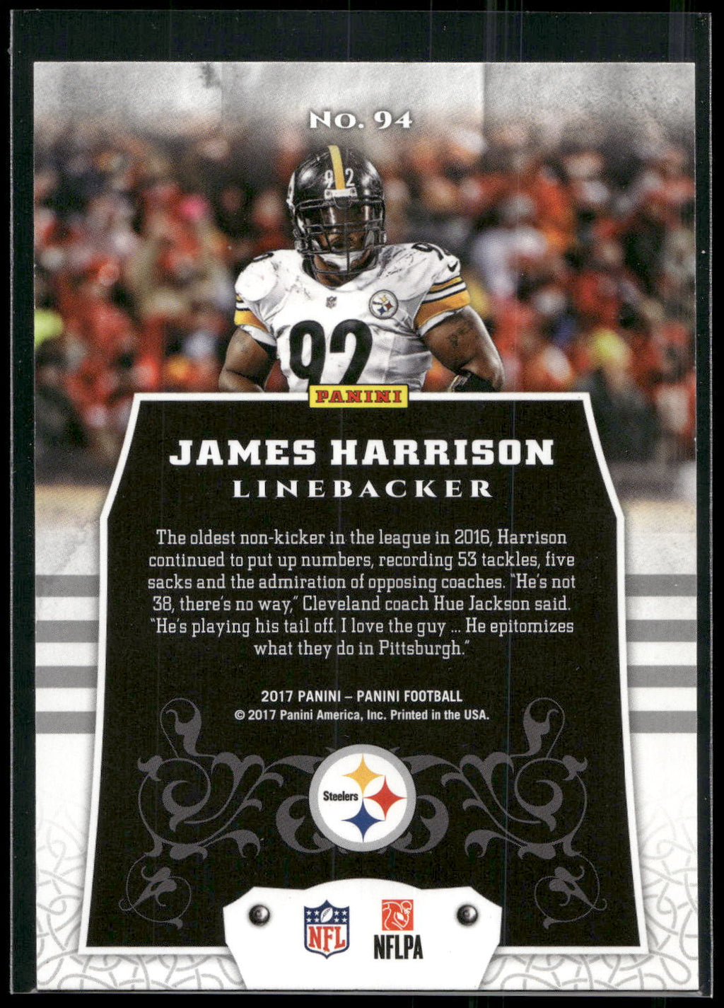 2017 Panini #94 James Harrison