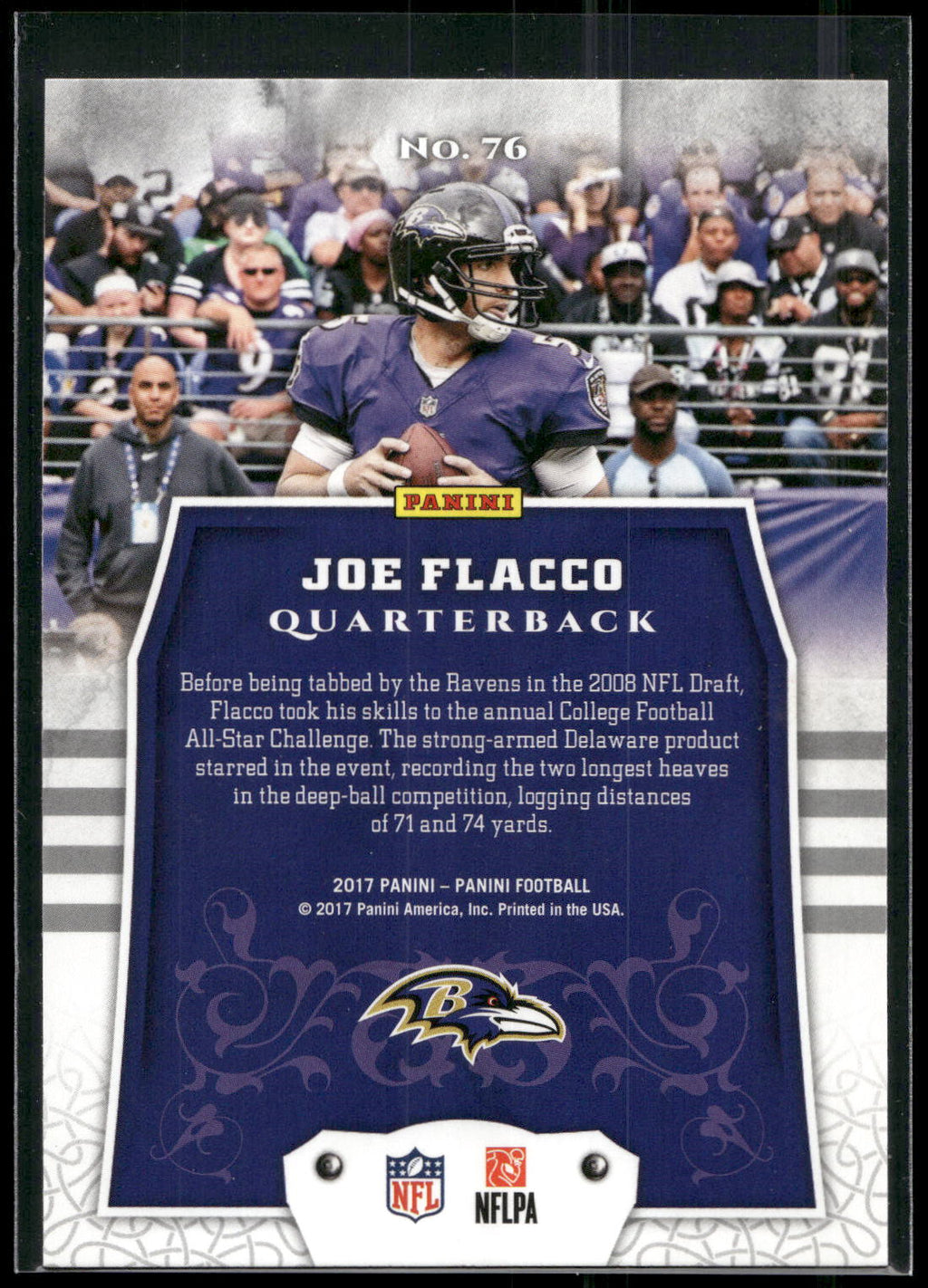 2017 Panini #76 Joe Flacco