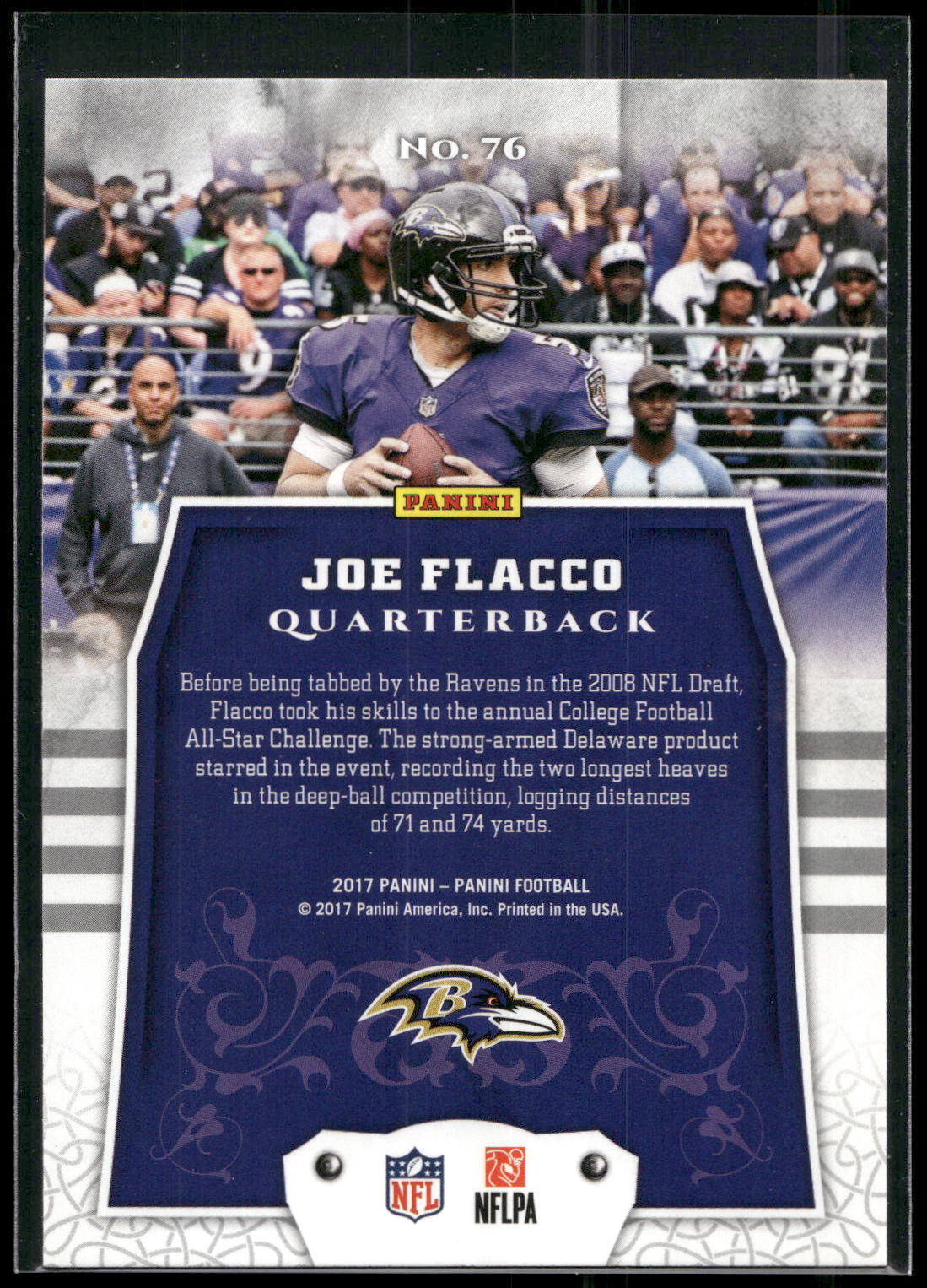 2017 Panini #76 Joe Flacco