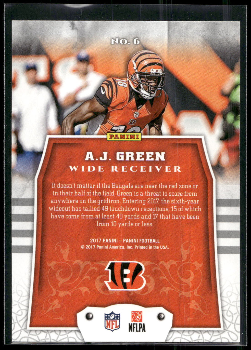 2017 Panini #6 A.J. Green