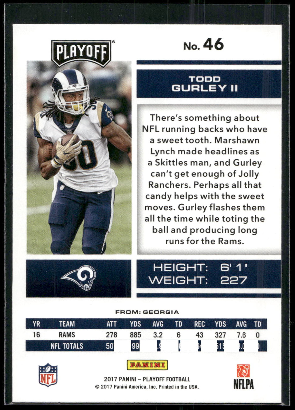 2017 Panini Playoff #46 Todd Gurley II
