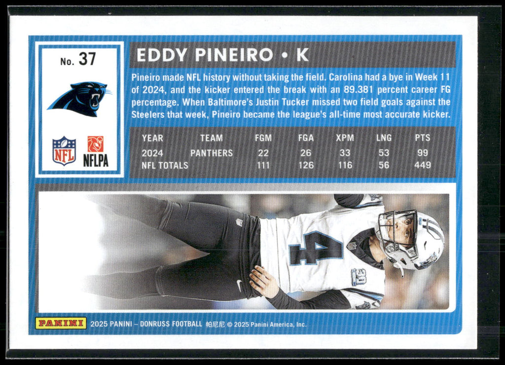 2025 Donruss #37 Eddy Pineiro